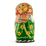 BestPysanky online gift shop sells cartoons stackable matryoshka stacking toy babushka Russian authentic for kids little Christmas nested matreshka wood hand painted collectible figurine figure statuette