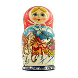 BestPysanky online gift shop sells stackable matryoshka stacking toy babushka Russian authentic for kids little Christmas nested matreshka wood hand painted collectible figurine figure statuette