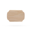 Unfinished Unpainted Wooden Octagon Shape Plaque DIY Unpainted Craft 6 Inches in Beige color,  shape