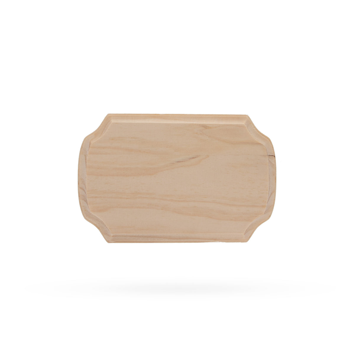 Unfinished Unpainted Wooden Octagon Shape Plaque DIY Unpainted Craft 6 Inches in Beige color,  shape