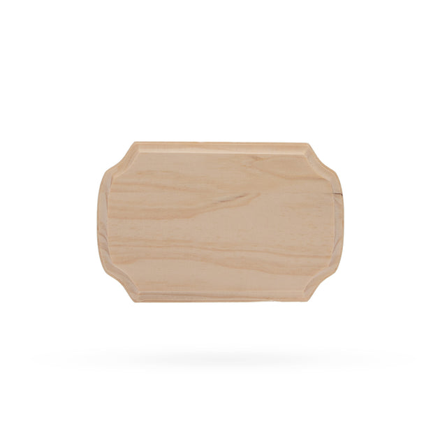 Unfinished Unpainted Wooden Octagon Shape Plaque DIY Unpainted Craft 6 Inches in Beige color,  shape