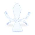 Clear Plastic Tulip Tripod Clear Egg Stand Holder 1.5 Inches in Clear color