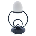 Circles Wrought Iron Metal Egg Stand Holder Display in Black color