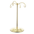 Tall Pole Gold Tone Metal 4 Ornaments Stand 8.5 Inches in Gold color