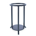 Tall Wrought Iron Large Egg or Sphere Stand Display Holder 4.5 Inches in Black color