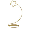 Rising Star Gold Tone Metal Ornament Stand Display Holder 8.25 Inches in Gold color