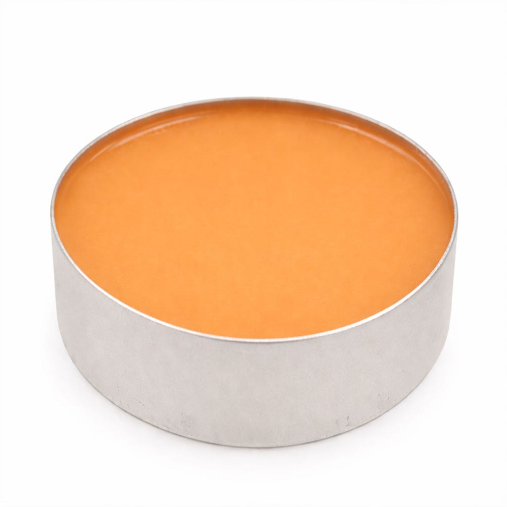 Orange Embossing Wax for Drop Pull Egg Decorating 0.35 oz (10 Grams) in Orange color Circle