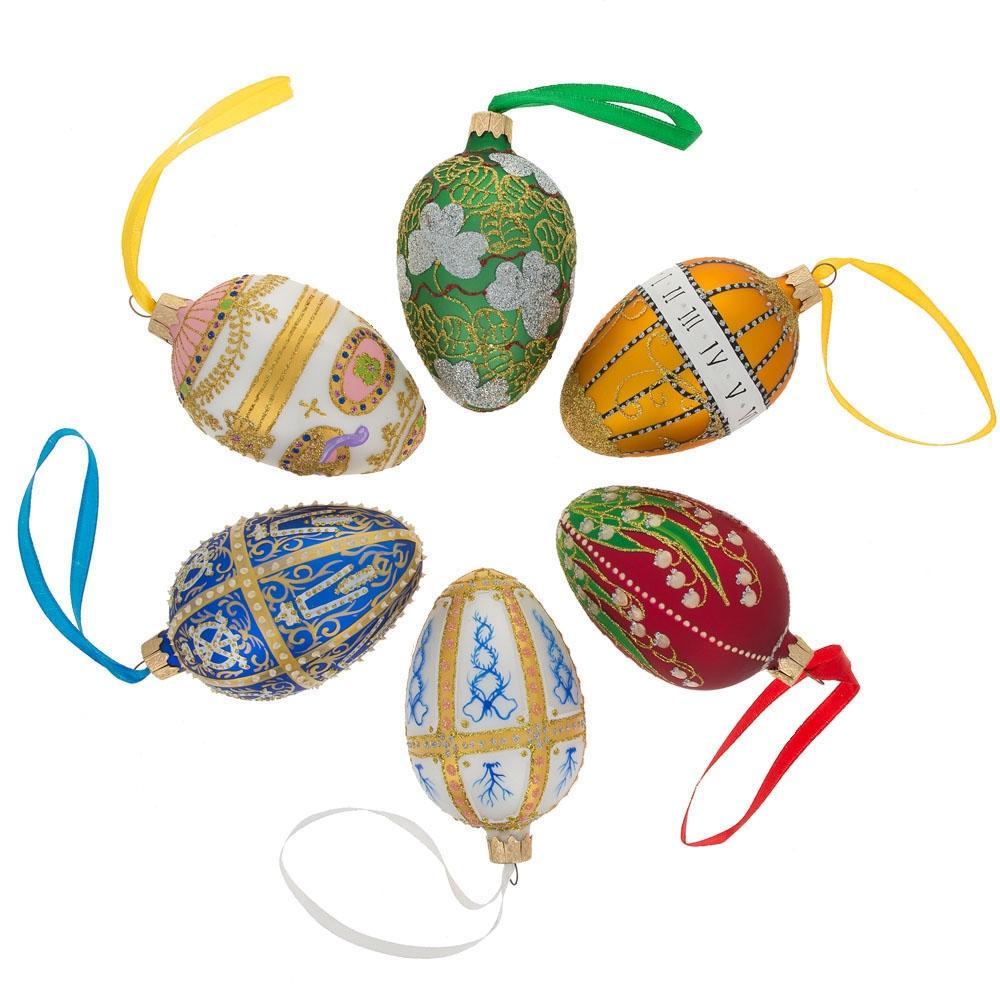 The Horse Ukrainian Glass Egg Ornament 4 InchesUkraine , dimensions in inches: 4 x 2.4 x 2.77