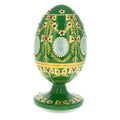 1908 Alexander Palace Royal Wooden Egg in Green color Oval