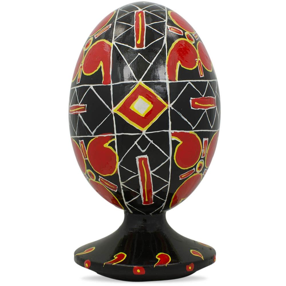 BestPysanky online gift shop sells Wooden carved figurine hand painted Ukrainian Easter egg pysanky