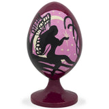 Moonlight Fairy with Wand Wooden Figurine in Multi color Oval