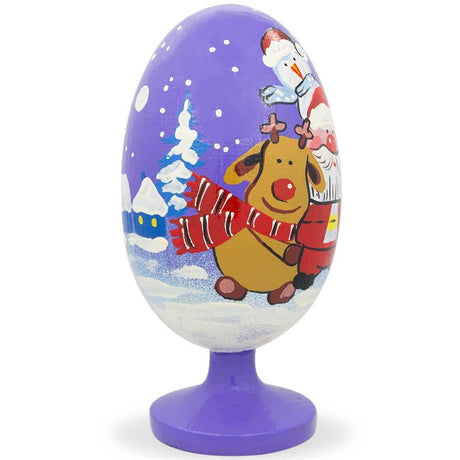 Buy Easter Eggs > Wooden > Santa by BestPysanky Online Gift Ship