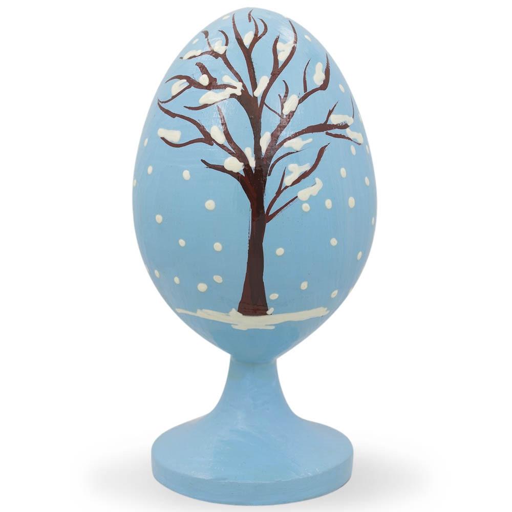 BestPysanky online gift shop sells Wooden carved figurine hand painted Ukrainian Easter egg pysanky