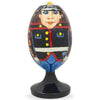 Wood US Marine Soldier Wooden Figurine in Multi color Oval