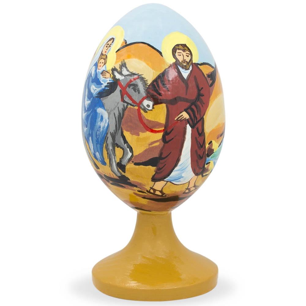 The Holy Family Traveling Wooden FigurineUkraine , dimensions in inches: 3.5 x  x