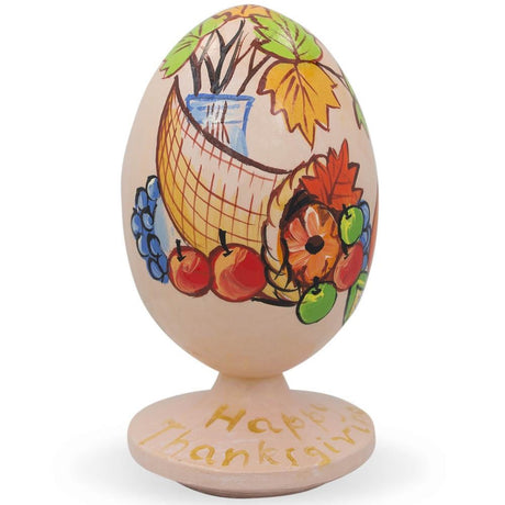 Buy Easter Eggs Wooden By Theme Thanksgiving by BestPysanky Online Gift Ship