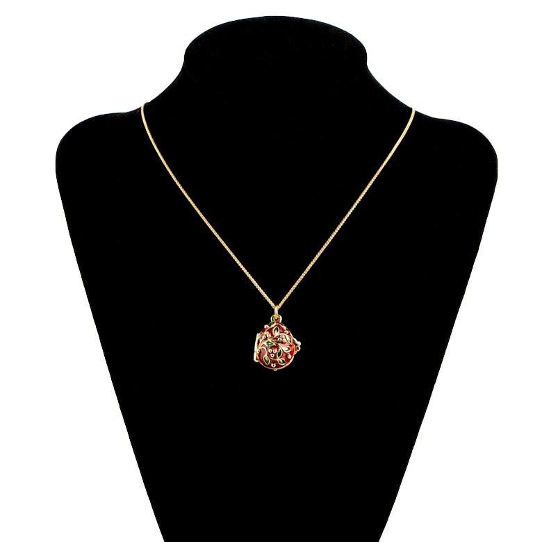 Shop Royal Ladybug: Red Egg Pendant Necklace with Charm. Buy Red color Pewter Jewelry Necklaces Royal for Sale by Online Gift Shop BestPysanky