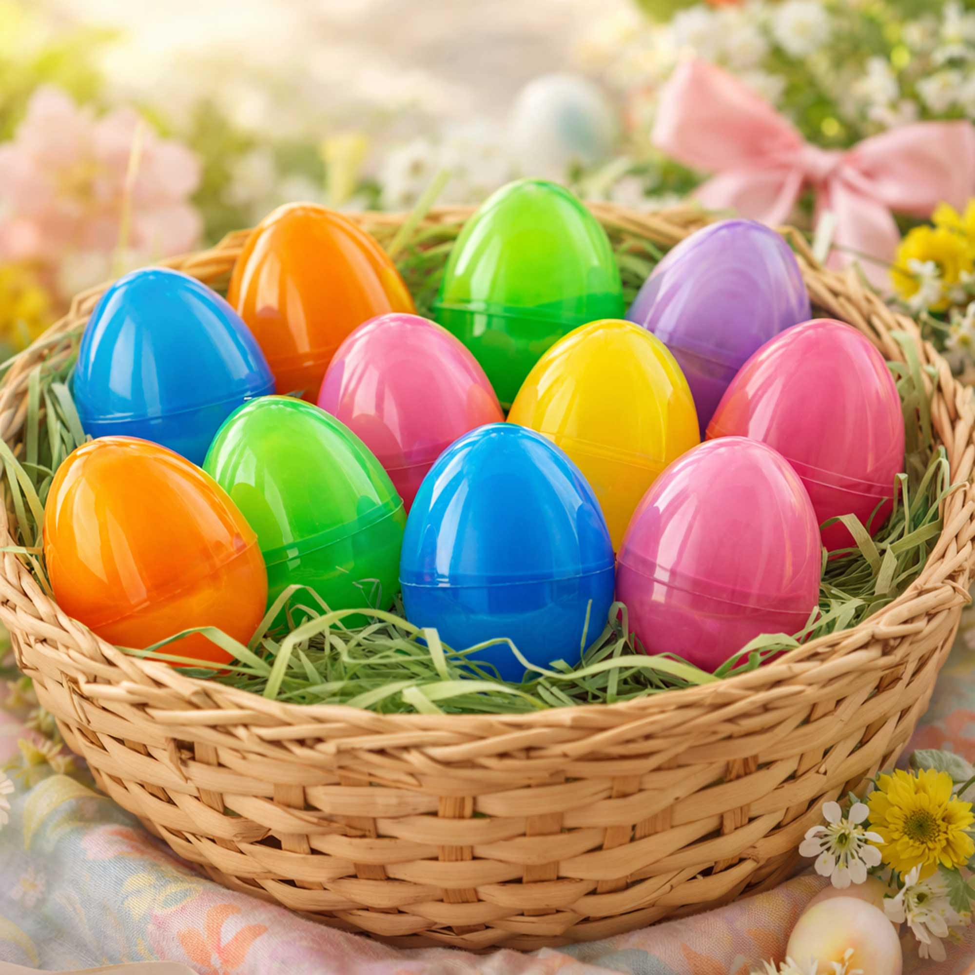 Buy Easter Eggs Plastic Solid Color by BestPysanky Online Gift Ship