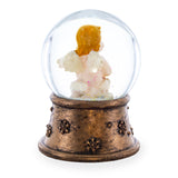 Golden Angel Mini Water Snow Globe , dimensions in inches: 2.5 x 1.9 x 1.7