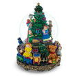Children Decorating Tree LED Musical Water Snow Globe in Multi color Round