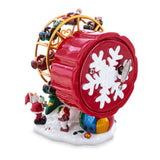 Santa's Whirling Ferris Wheel Rotating Musical Figurine , dimensions in inches: 5.1 x 4.3 x 3.7
