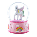 Rainbows Mini Water Snow Globe in Pink color