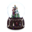 Dancing Nutcracker and Ballerina Musical Water Snow Globe in Multi color Round
