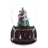 Dancing Nutcracker and Ballerina Musical Water Snow Globe in Multi color Round