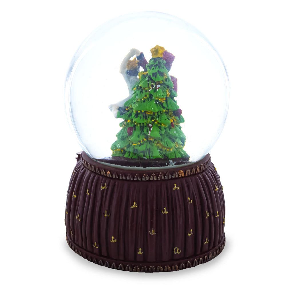 Shop Dancing Nutcracker and Ballerina Musical Water Snow Globe. Buy Snow Globes Nutcrackers Multi Round  for Sale by Online Gift Shop BestPysanky Christmas water globe snowglobe music box musical collectible figurine xmas holiday decorations gifts rotating animated spinning animated unique picture personalized cool glitter flakes festive wind-up