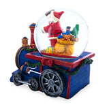 Santa's Train of Gifts Musical Water Snow Globe , dimensions in inches: 6 x 5.75 x 3.75