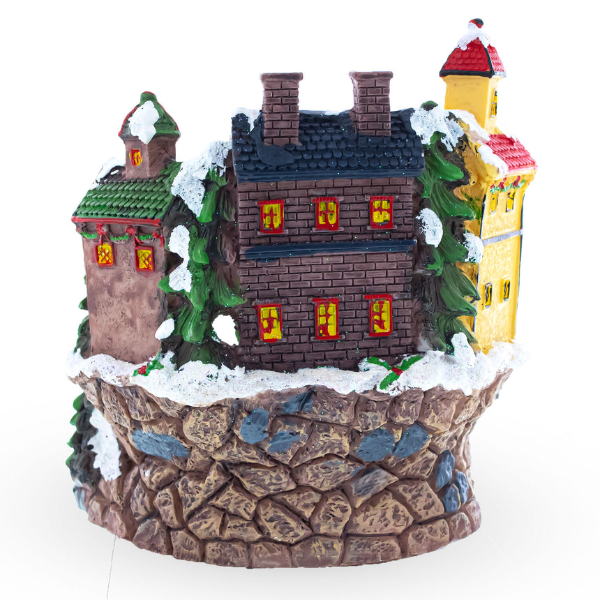 Shop Winter Village Skating Animated Musical Christmas Figurine. Buy Musical Figurines Winter Villages Multi   for Sale by Online Gift Shop BestPysanky Christmas water globe music box musical collectible figurine xmas decoration rotating animated spinning animated unique picture personalized cool wind up children's kids