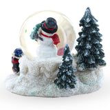 Snowman, Polar Bear and Penguins Mini Water Snow Globe , dimensions in inches: 3.2 x 2.5 x 1.7