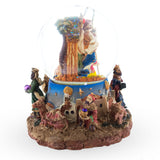 Regal Gift Bearers: Nativity Scene Musical Water Snow Globe with Kings ,dimensions in inches: 5 x 4.25 x 4.25