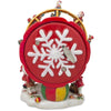 Santa's Ferris Wheel Festivity: Spinning Musical Figurine with Christmas Tree ,dimensions in inches: 5 x  x