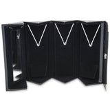 Three Pendants Holder Jewelry Box with Mirror in  color Rectangular
