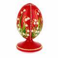 1898 Lilies Of The Valley Royal Wooden Egg in Multi color Oval