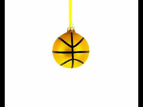 Basketball Player in Action Glass Ball Christmas Sports Ornament 4 Inches