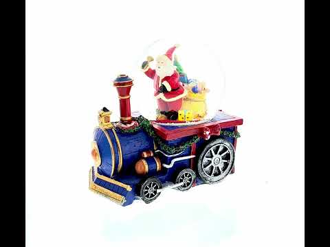 Musikalische Wasserschneekugel „Weihnachtszug der Geschenke“