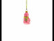 Toddler Girl in Pink Glass Christmas Ornament