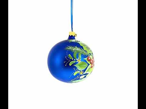 Adorno navideño de bola de cristal mágica navideña, 4 pulgadas