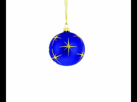 Adorno navideño de bola de cristal con el Niño Jesús durmiendo, 4 pulgadas