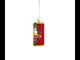 Santa’s Christmas Ale Beer Can Blown Glass Christmas Ornament
