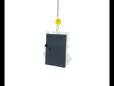 Pickleball Champion Photo Frame Resin Christmas Ornament
