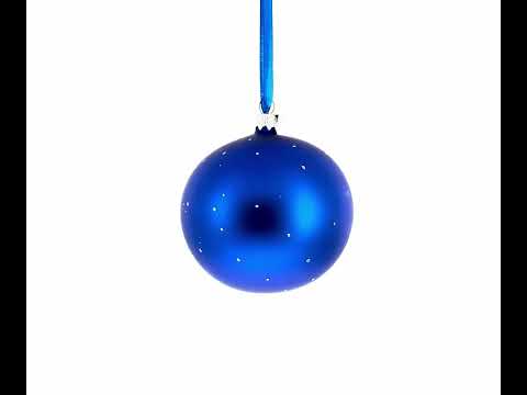 Pazifistische Glaskugel-Weihnachtsdekoration, 10 cm