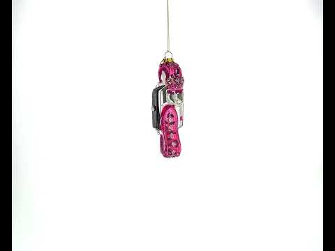 Pink Bracelet Watch Glass Christmas Ornament