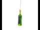 Jingle Juice Wine Bottle Blown Glass Christmas Ornament