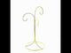 3-Arm 3-Tier Gold Brass Metal Ornament Stand Display 10.75 Inches (Taiwan)