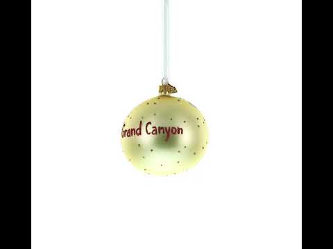 Grand Canyon, Arizona Glass Ball Christmas Ornament