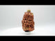 Owl Playing Harmonica Glass Christmas Ornament