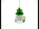Irish Santa Blown Glass Christmas Ornament